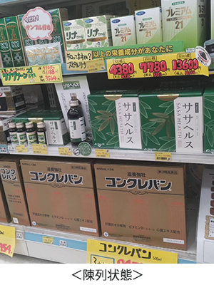 陳列状態